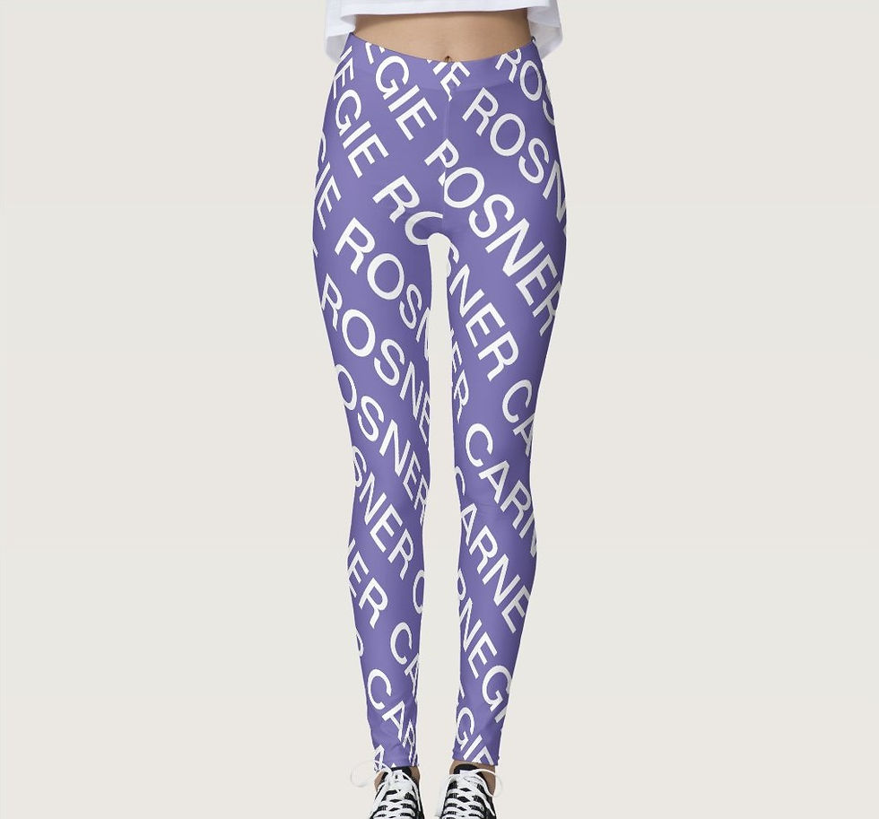 Thumbnail: Rosner Carnegie SPORT® 1060-10 DESIGNER COUTURE LEGGINGS - PERIWINKLE