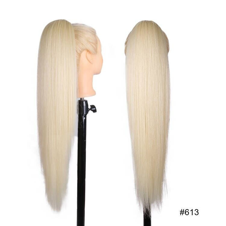 Thumbnail: Julianna Synthetic Hair Ponytail Extension Long 28 Inch Organic Afro Kinky Curl