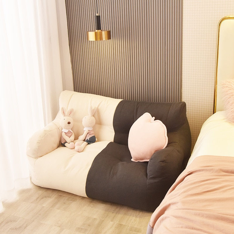Thumbnail: Creative Small Sofa Lazy Bean Bag Sofa Organizer Balcony Bedroom Modern Living 