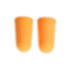 Thumbnail: MOONBIFFY 10Pairs Soft Orange Foam Ear Plugs Tapered Travel Sleep Noise Prevent