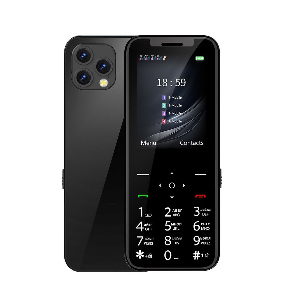 Thumbnail: SERVO X4 Mobile Phones 2.4inch 4 SIM Cards Speed Dial Magic Voice Auto Call Rec