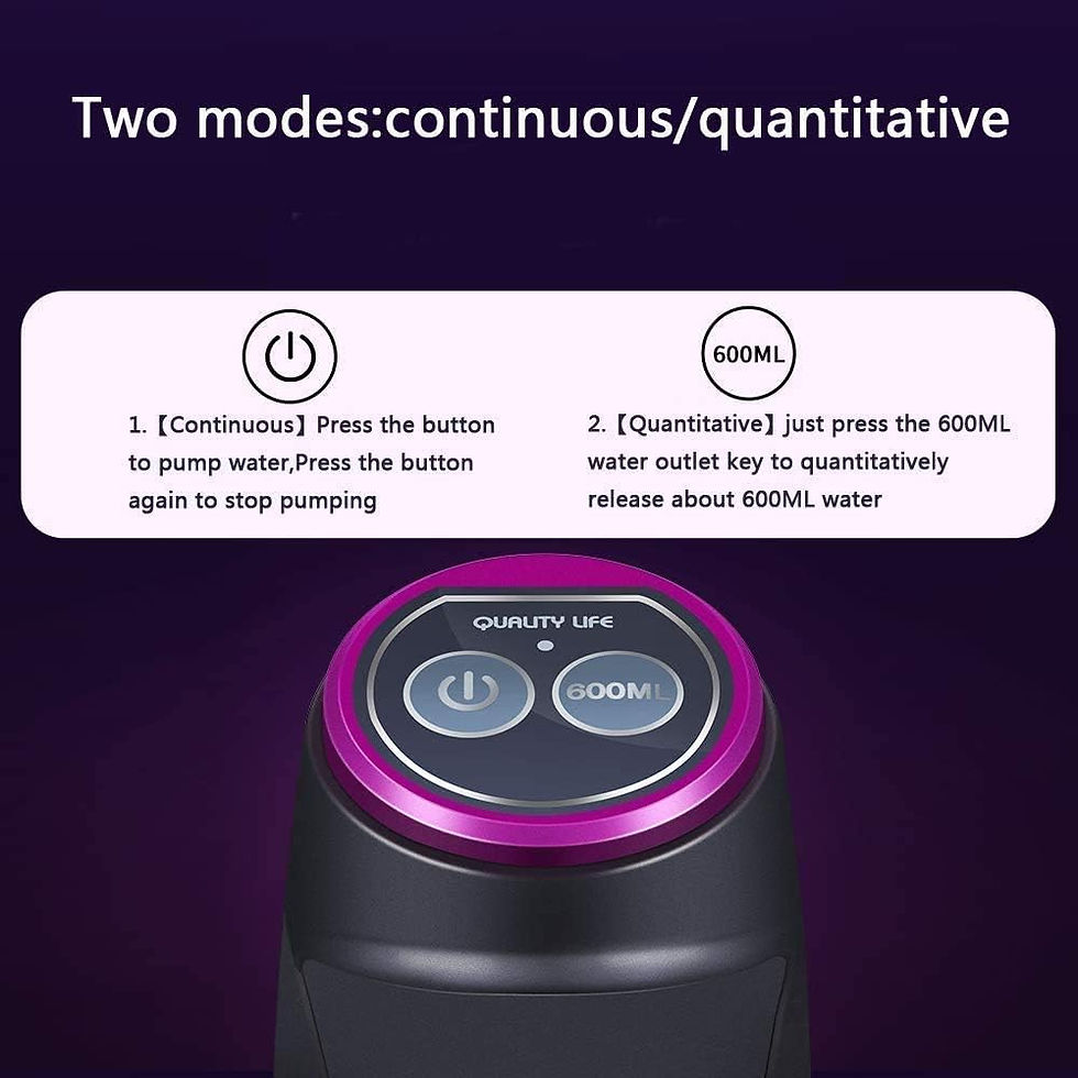 Thumbnail: Cozy BlueWater Dispenser, Portable Water Bottle Pump for Universal 3, 4 and 5 G