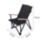 Thumbnail: Portable Folding Chair Low Outdoor Recliner Swimming Camping Barbecue Fishing C