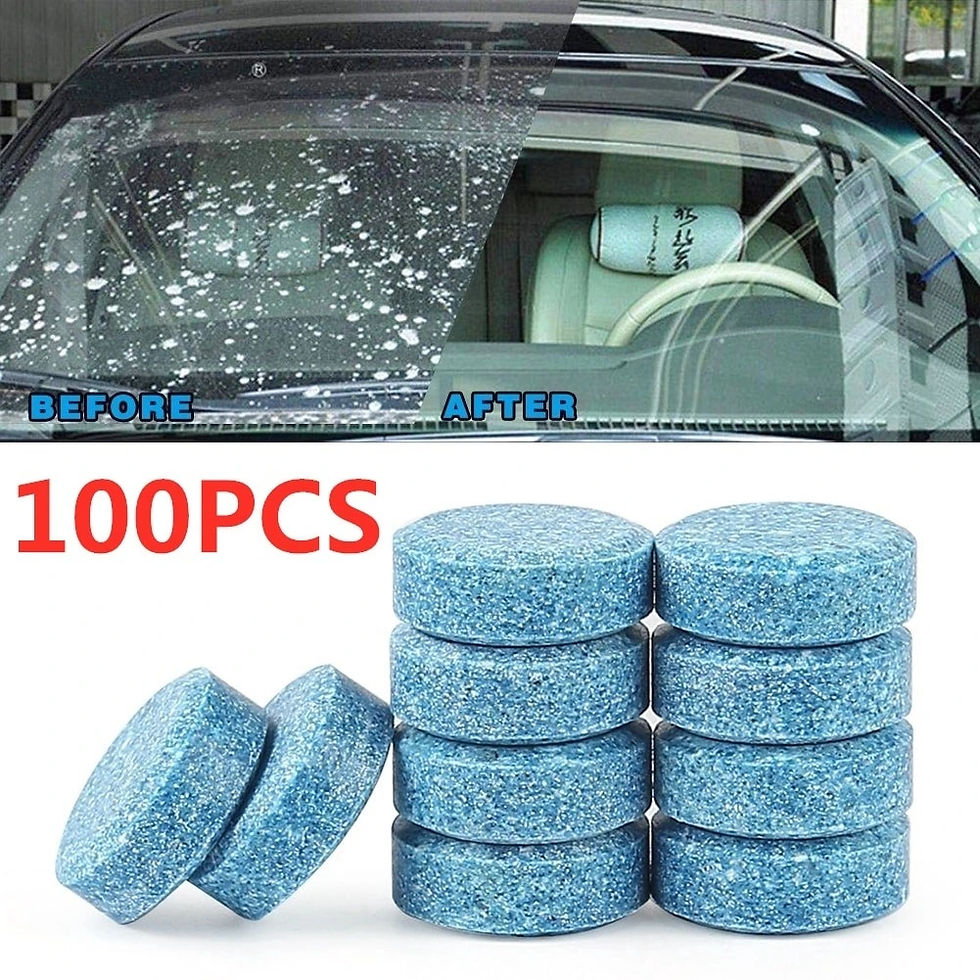 Thumbnail: 5/10/20/40/100Pcs Solid Cleaner Car Windscreen Wiper Effervescent Tablets Glass