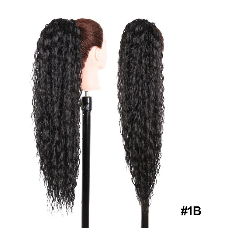 Thumbnail: JULIANNA Synthetic Long Body Wavy Drawstring Ponytail for Women Synthetic Wave 