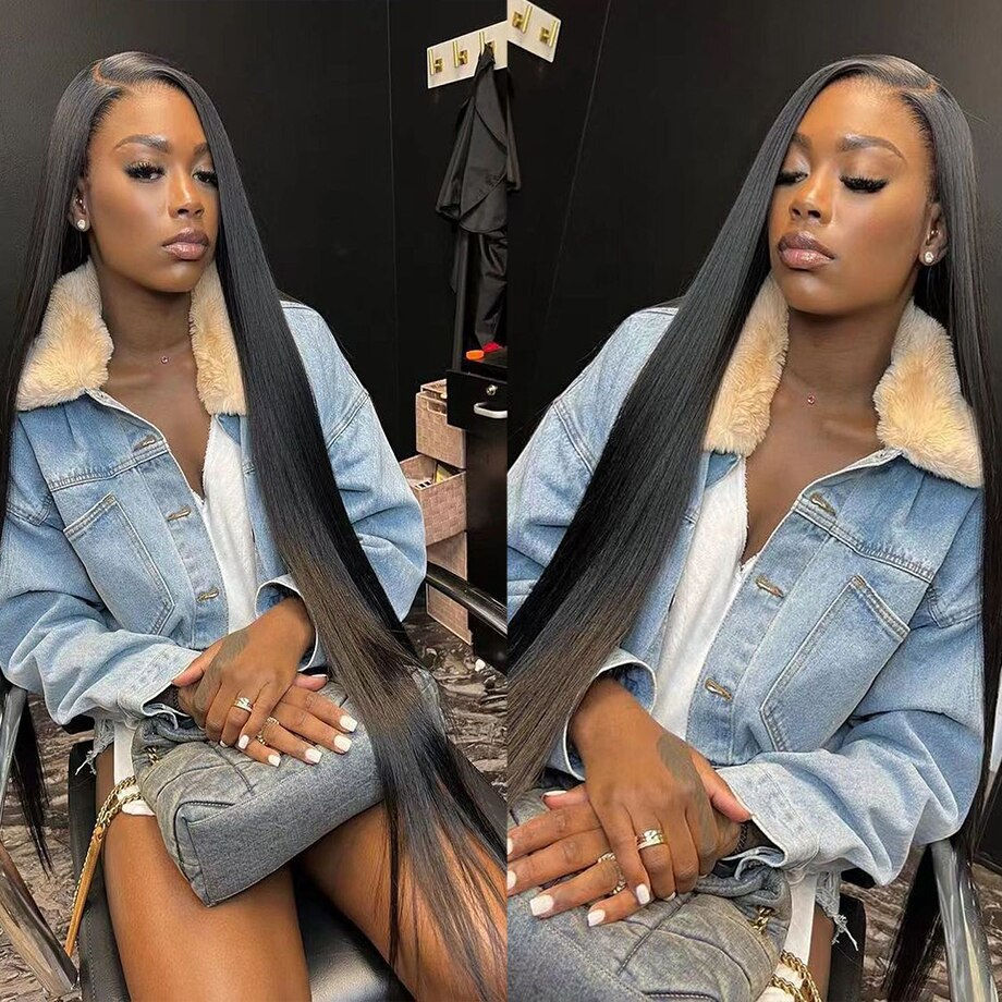 13x4 Transparent Lace Frontal Wig Straight Lace Front Human Hair Wigs For Women