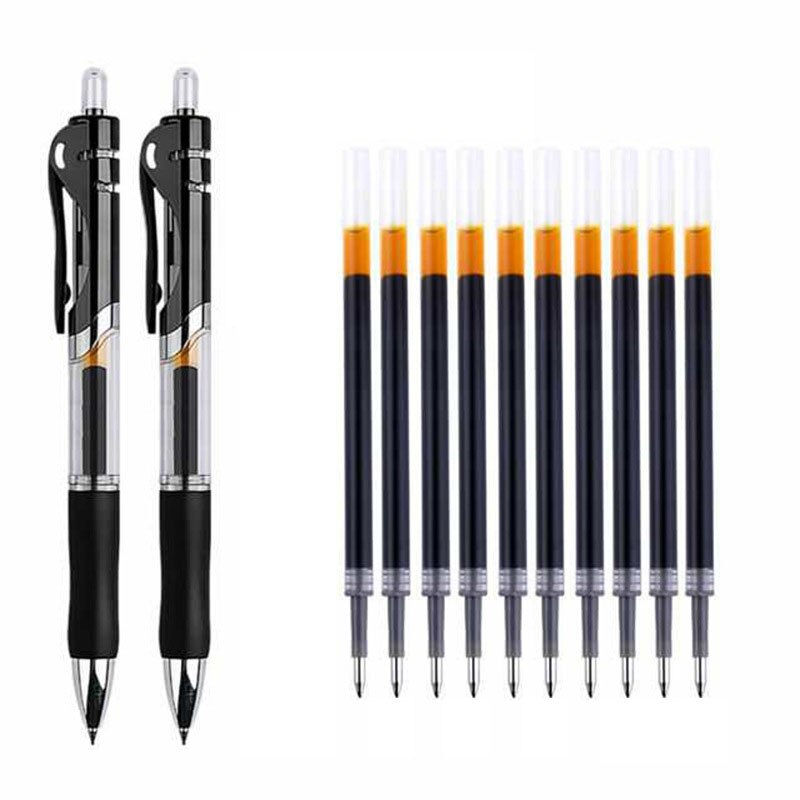 Thumbnail: 0.5mm Retractable Gel Pens Set Black/red/blue Ink Ballpoint for Writing Signatu