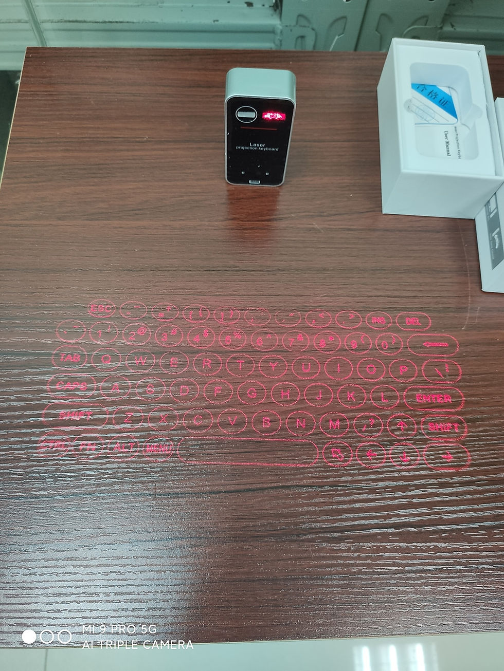 Thumbnail: New New Virtual Laser Keyboard Wireless Projector Phone Keyboard For Computer P
