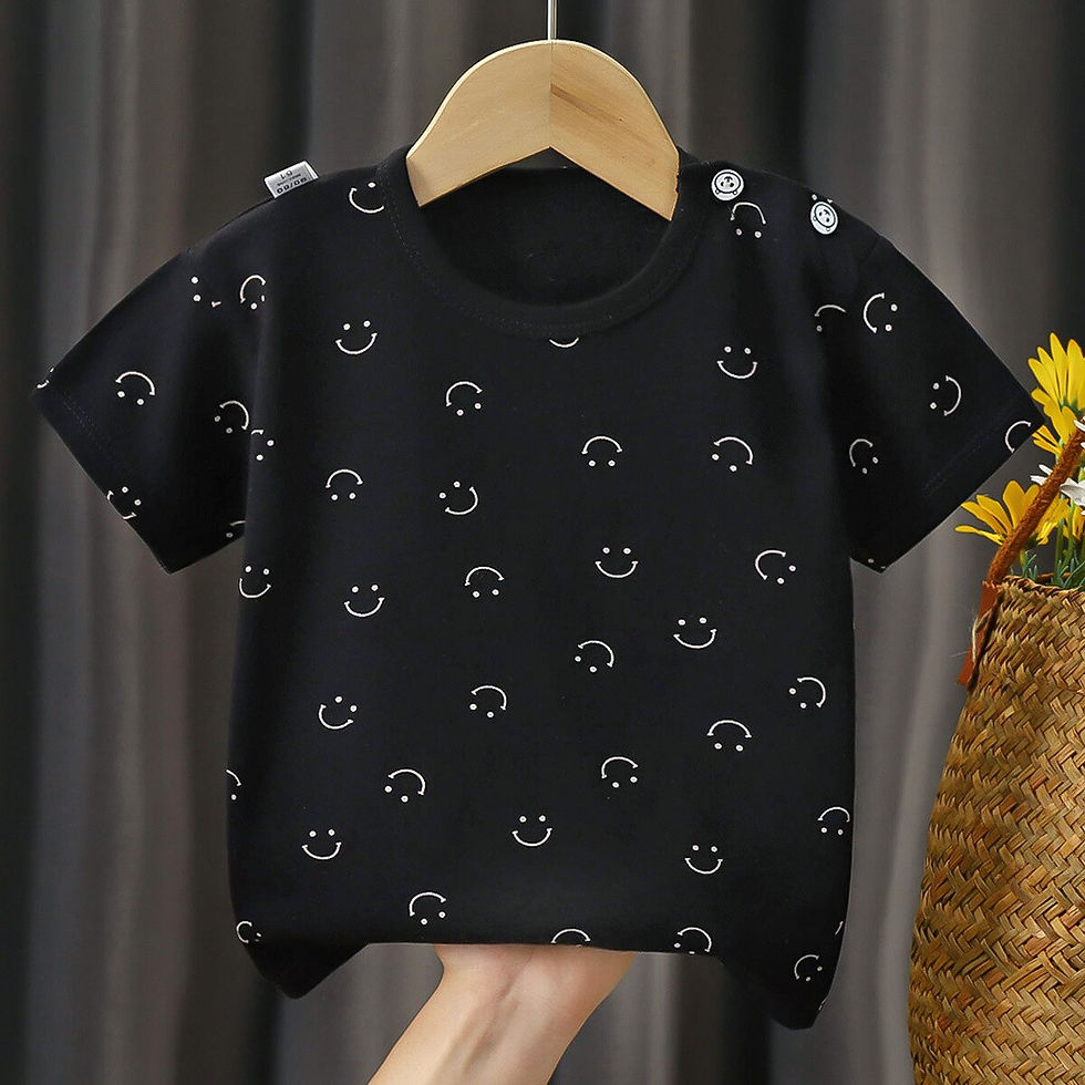 Thumbnail: Children's T-shirt summer boys girls Kids cotton Short Sleeve Shirt Sweatshirt 
