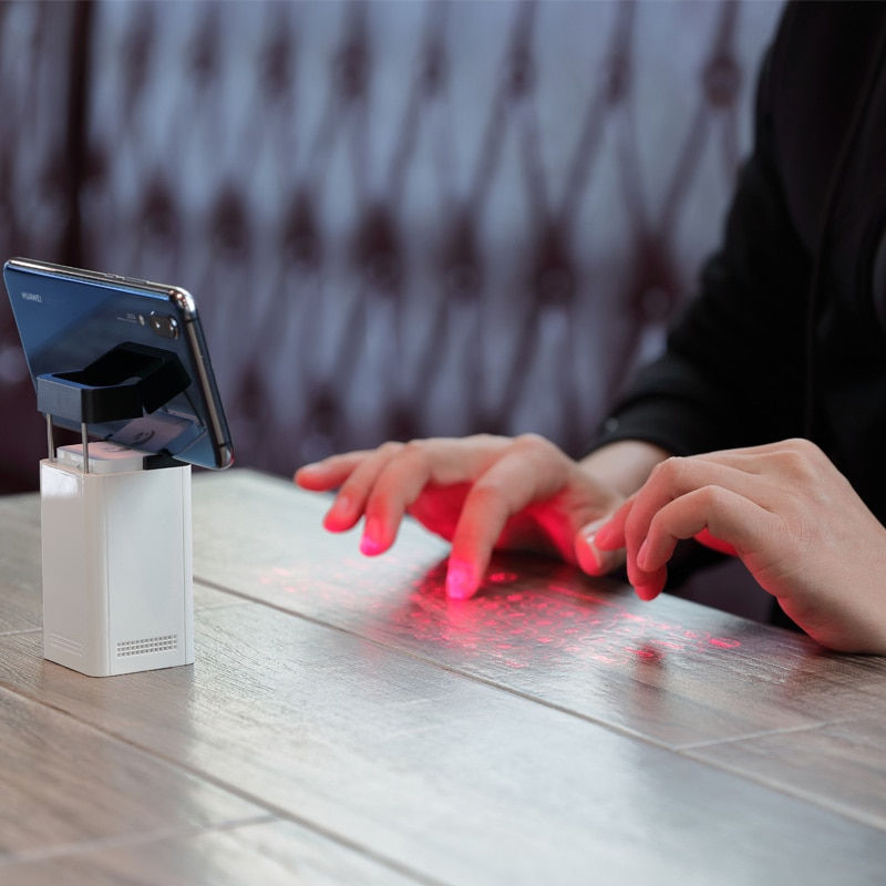 Thumbnail: New New Virtual Laser Keyboard Wireless Projector Phone Keyboard For Computer P