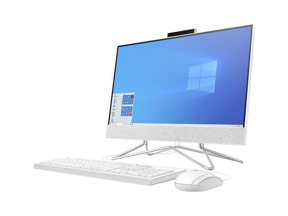 Thumbnail: HP 22-dd0000 22-dd0210 All-in-One Computer - AMD Athlon Silver 3050U Dual-core 
