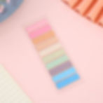 Thumbnail: 200 Sheets Morandi Transparent Fluorescent Index Tabs PET Arrow Flags Sticky No