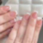 Thumbnail: 24pcs Simple Style Nail Art Colorful Lines Fake Nails In Shape Of Water Drop Pr
