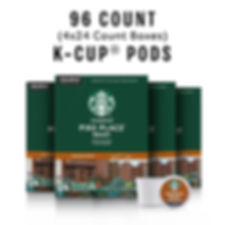 Starbucks K-Cup Coffee Pods—Medium Roast Coffee—Pike Place Roast for Keurig Bre