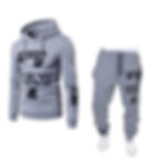 Thumbnail: Men Sets 2023 Spring Winter Sweatsuit Set Homme Casual Fleece Sportwear Suits H