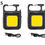 الصورة المصغرة: Mini LED 500mah Cold White Work Light Portable Pocket Flashlight Keychains USB 