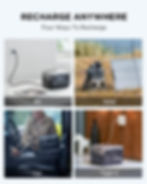 Thumbnail: EF ECOFLOW Portable Power Station RIVER 2, 256Wh LiFePO4 Battery/ 1 Hour Fast C