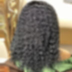 Thumbnail: Preplucked 180%Density 26Inch Natural Black Long Soft Kinky Curly Lace Front Wi