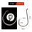 Миниатюра: FTK 25Pcs Strong Japan Fishing Hooks Circle Fishhooks Crooked Head Double Back 
