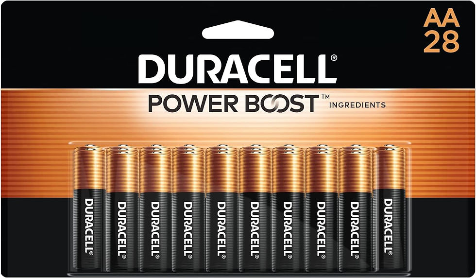 Thumbnail: Duracell Coppertop AA Batteries with Power Boost Ingredients, 20 Count Pack Dou