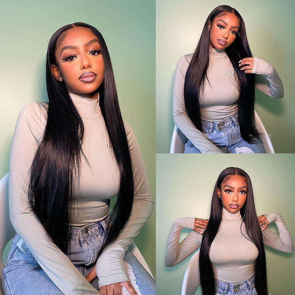 Thumbnail: Hd Lace Wig 13x6 Human Hair Lace Frontal Wigs For Women Brazilian  Hairline Pre