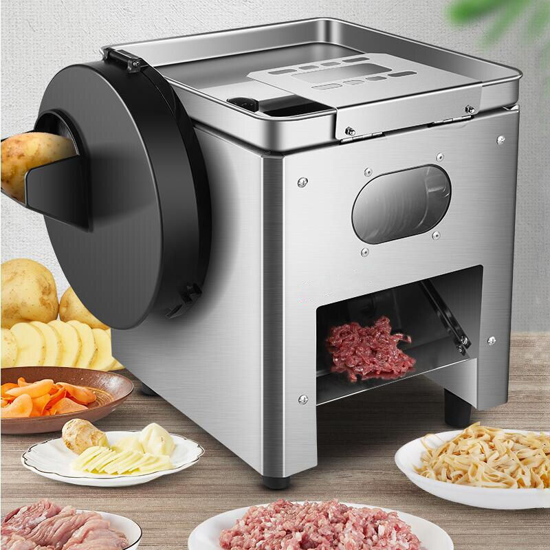 Thumbnail: Electric Meat Slicer for HomeMeat Grinder Commercial Automatic Fish Cutter Pota