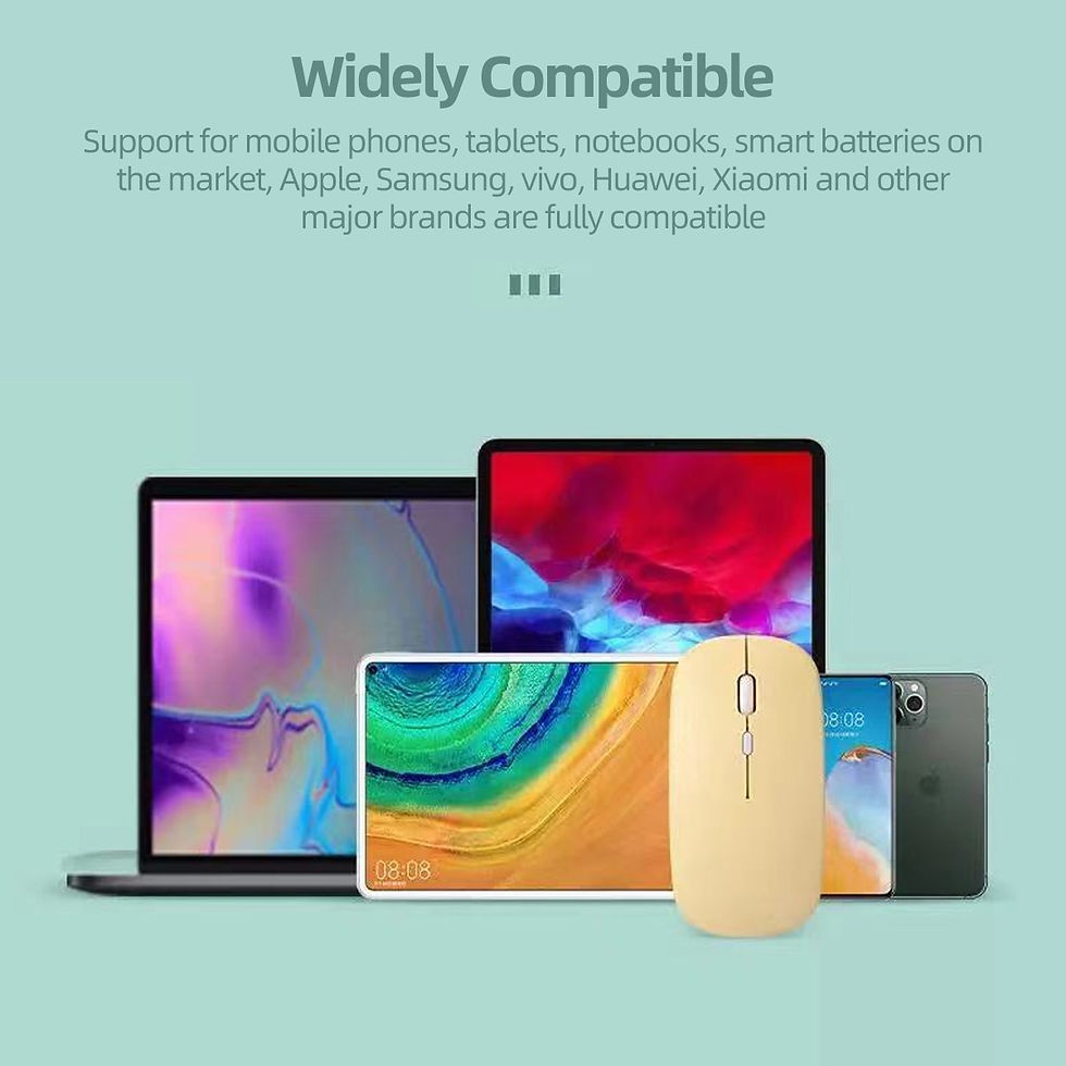 Thumbnail: Bluetooth Mouse For iPad Samsung Huawei Lenovo Android Windows Tablet Battery W