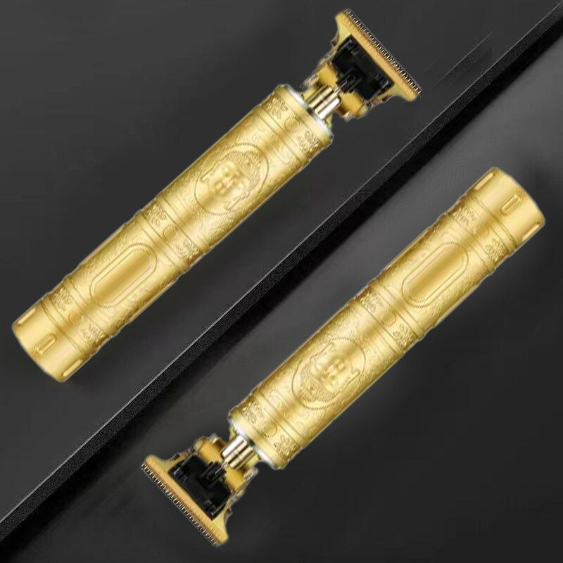 Thumbnail: Electric Haircutter for Men USB Rechargeable Rechargeable Golden Buddha Razor E