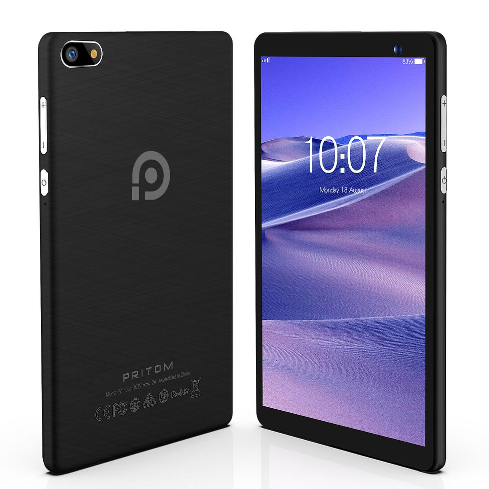 Thumbnail: PRITOM 7 Inch Tablet PC 32 GB Android 11 with Quad Core Processor HD IPS Displa