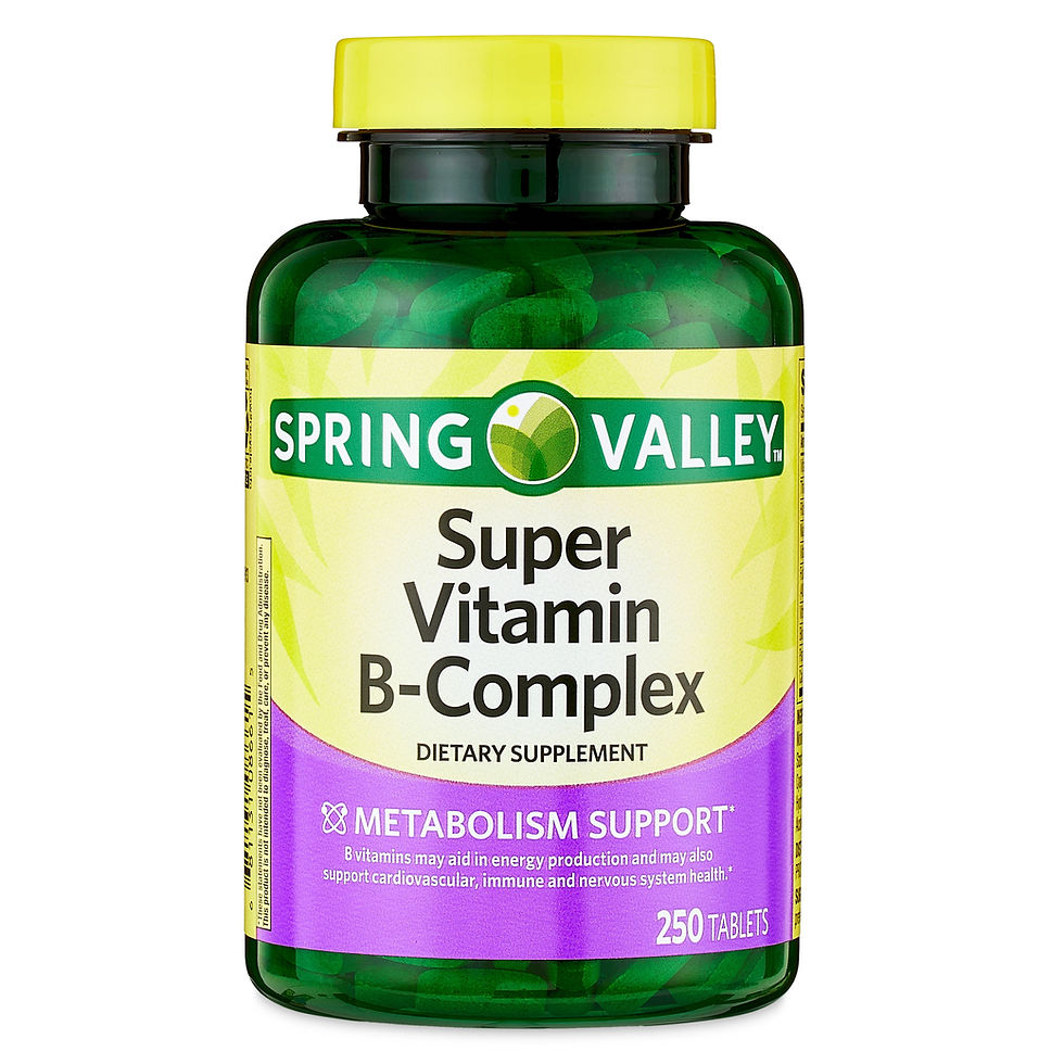 Thumbnail: Spring Valley Super Vitamin B-Complex Dietary Supplement Tablets, 250 Count