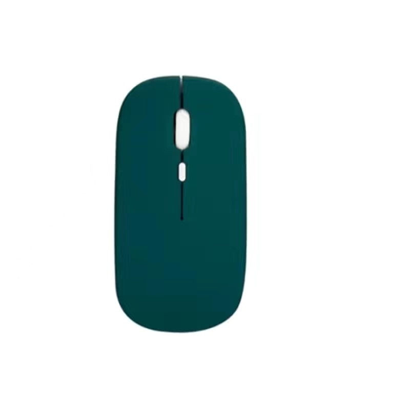 Thumbnail: Rechargeable Wireless Bluetooth Mouse 2.4G USB Mice For Android Windows Tablet 