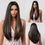 Thumbnail: Long Black Straight Wigs For Women Dark Wig Synthetic Wigs For Daily