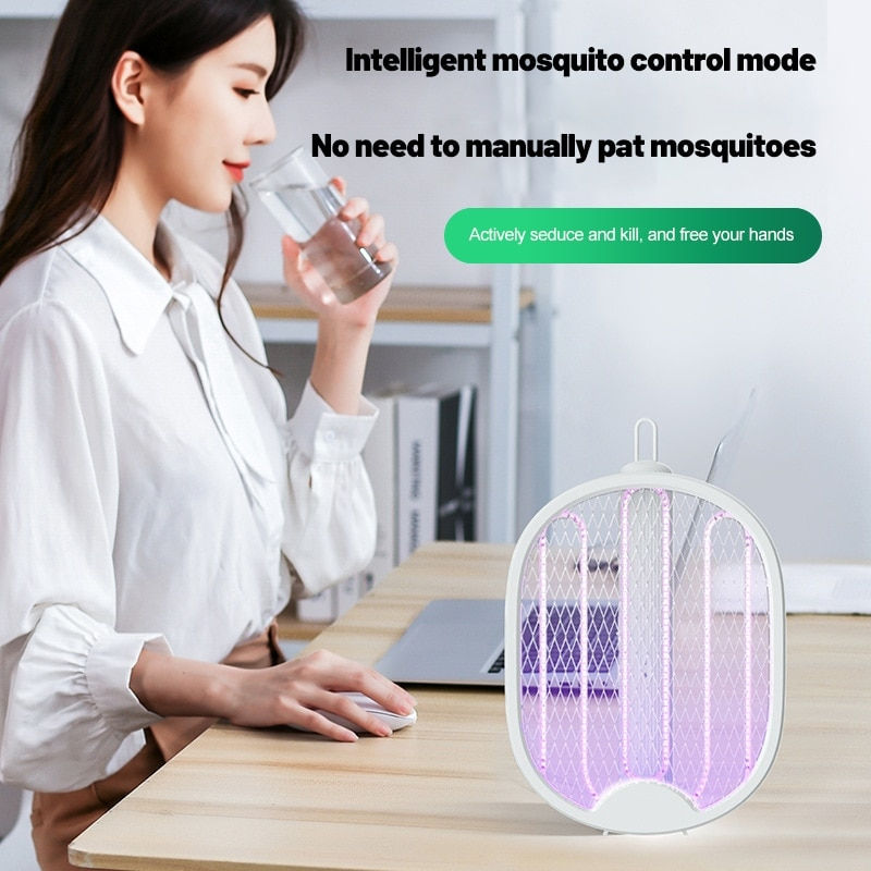 Thumbnail: New Mosquito Killer Lamp USB Rechargeable Electric Foldable Mosquito Killer Rac