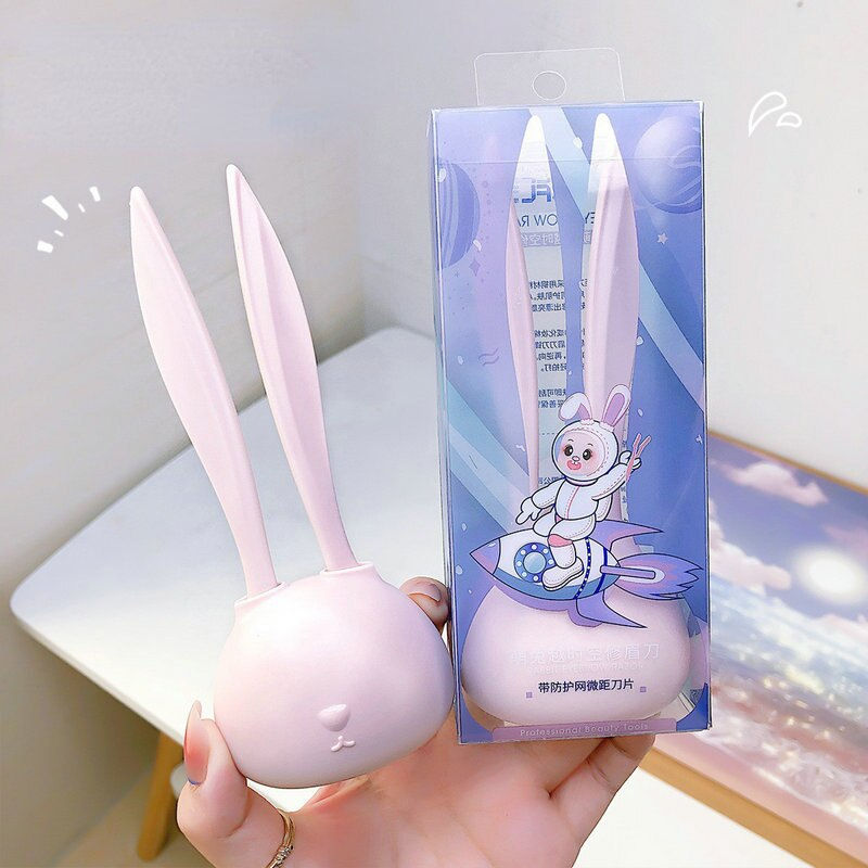 Thumbnail: Little Rabbit Eyebrow Razor Shaping Knifes Eye Brow Shaver Safe Face Hair Remov