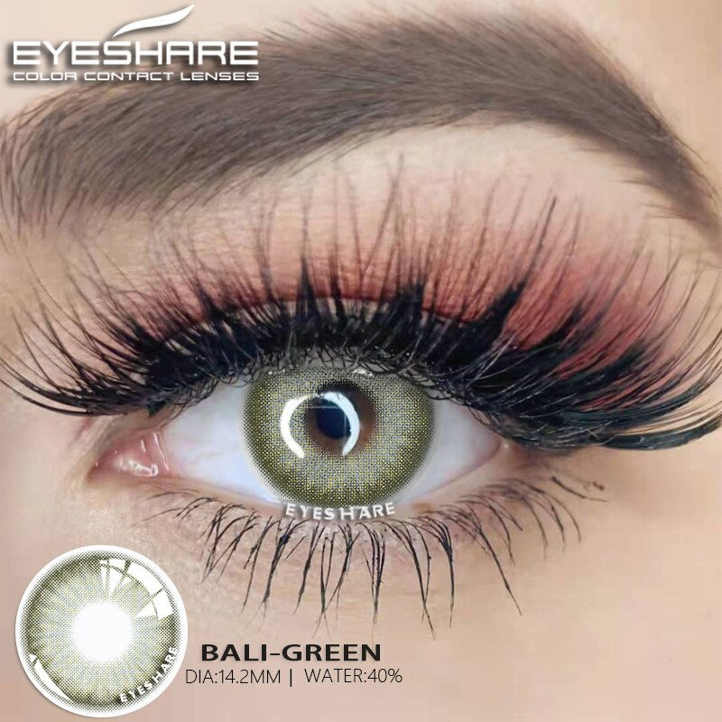 Thumbnail: EYESHARE Natural Color Lens Eyes 2pcs Color Contact Lenses For Eye Blue Beauty 
