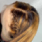 Thumbnail: Highlight Ombre Brown Blonde Straight Hair Wigs HD Transparent Lace Front Wig B