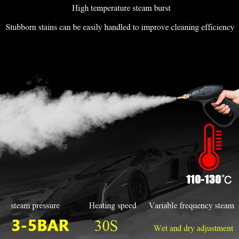 Thumbnail: Steam Cleaning Machine High Temperature High Pressure Air Conditioner Range Hoo