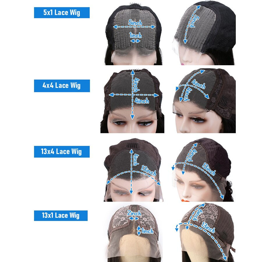 Thumbnail: Luvin Short Bob Wig 5x1 T Part Frontal Wigs Brazilian Remy Cheap Body Wave Huma