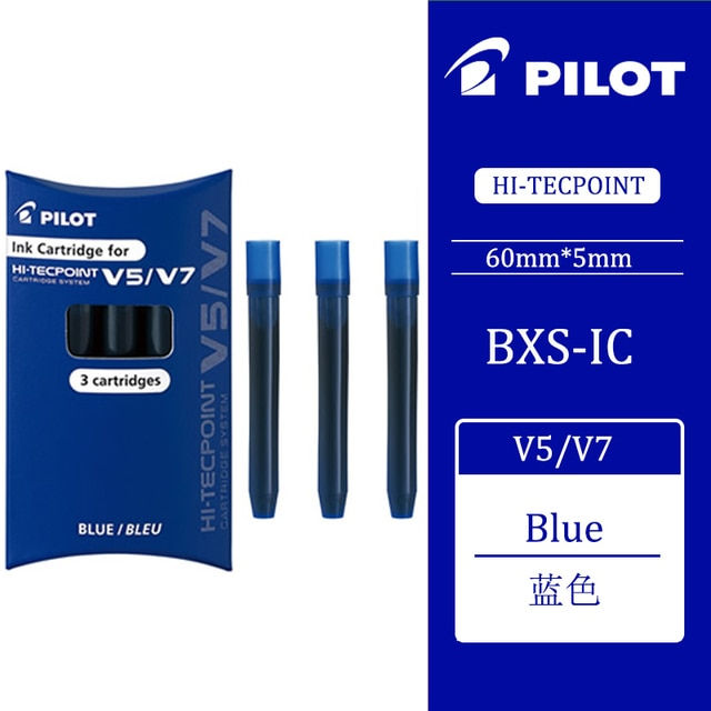 Thumbnail: Japan Pilot Refillable Cartridge Rollerball Liquid ink Gel Pens,  BXC V5 V7 Hi-