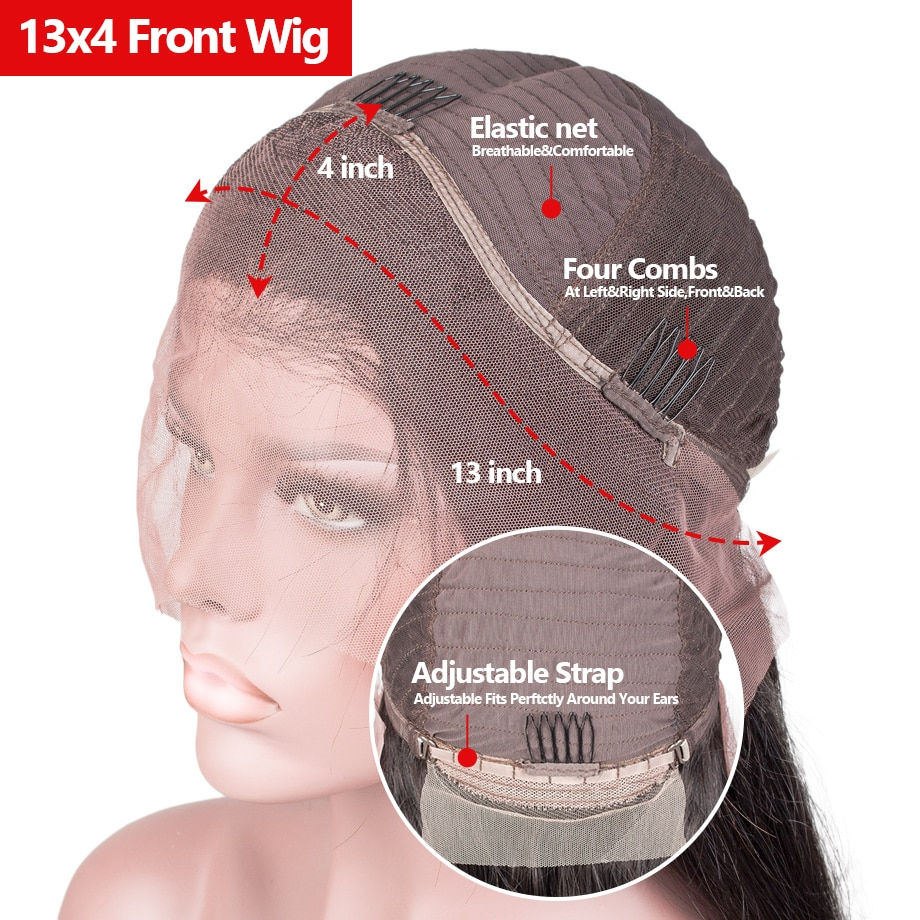 Thumbnail: Curly Human Hair Wig 30 34 Inch Hd Transparent Loose Deep Wave Frontal Wig Wate