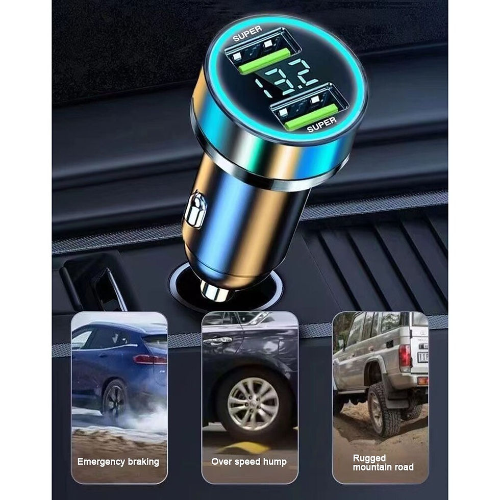 Thumbnail: 240W Fast USB Interface Car Charger For IPhone 14 Pro Max 13 12 11 Oneplus 2-Po