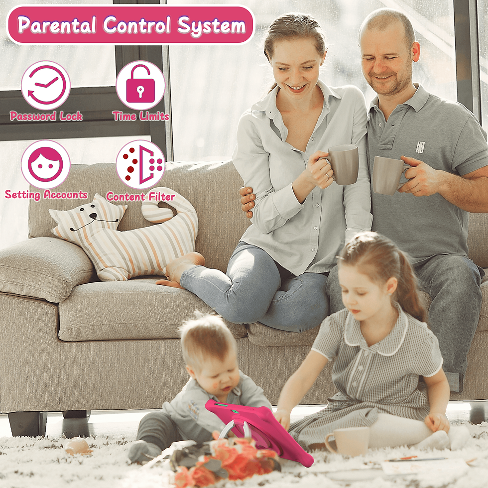 Thumbnail: SGIN 10 inch Android 12 Kids Tablet, 2GB RAM 64GB ROM Tab for Kids, 1280*800 HD