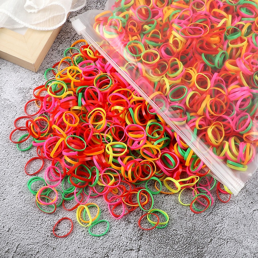 Miniaturbild: 1000/2000PCS Kid Elastic Rubber Band Small Scrunchie Hair Bands for Children Ba