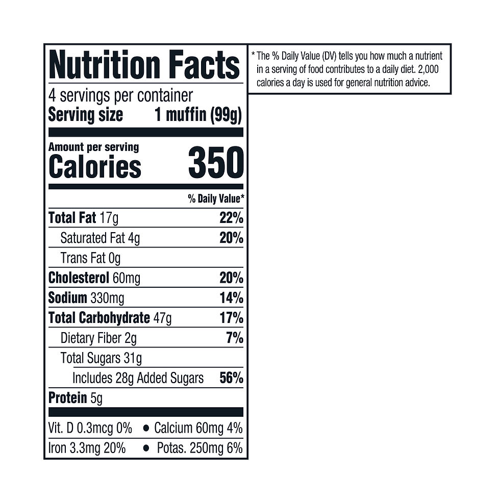 Thumbnail: WISHALIVE FRESH Triple Chocolate Muffins, 14 oz, 4 Count