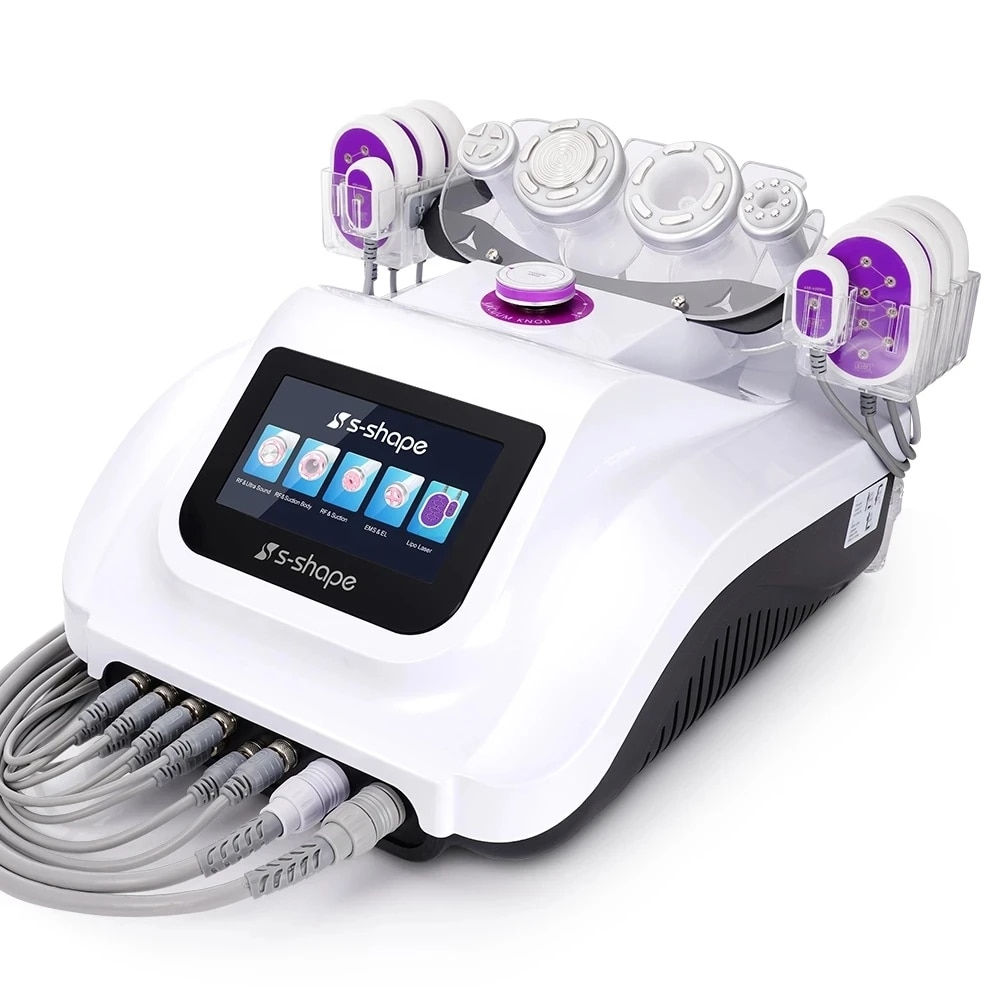 S-SHAPE 30K Ultrasound Cavitation Weight Loss RF Slimming EMS Electroporation V