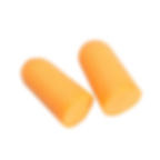 Thumbnail: MOONBIFFY 10Pairs Soft Orange Foam Ear Plugs Tapered Travel Sleep Noise Prevent