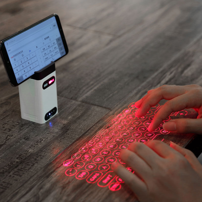 Thumbnail: New New Virtual Laser Keyboard Wireless Projector Phone Keyboard For Computer P