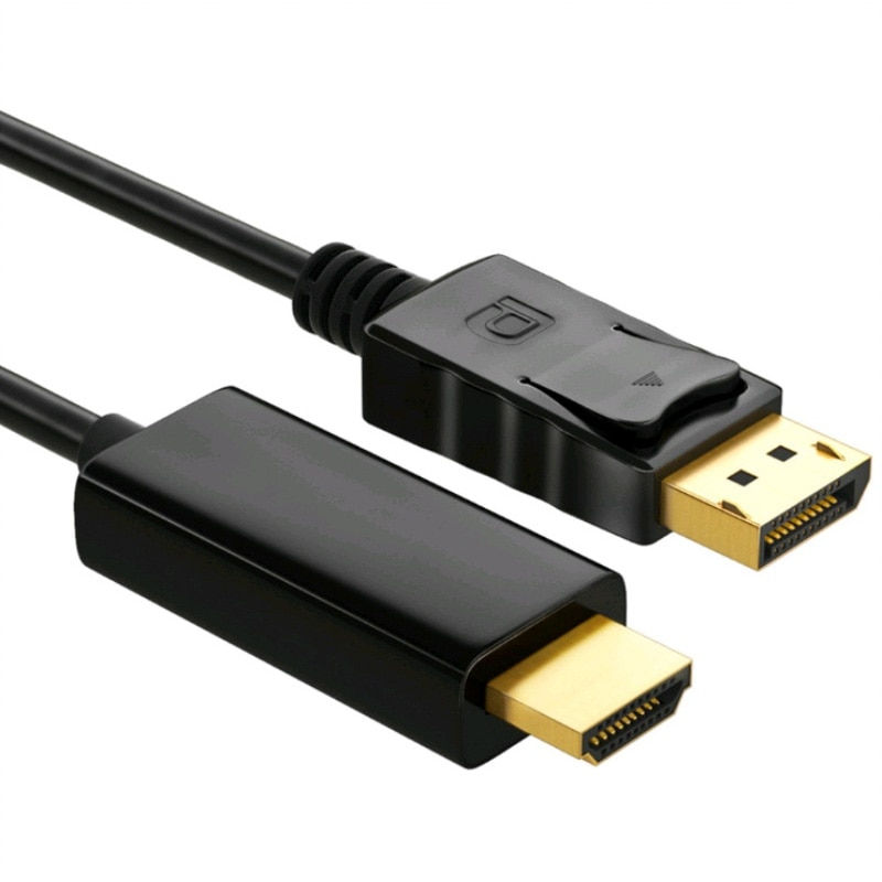 Thumbnail: DP DisplayPort To HDMI Cable DisplayPort Male To Male HDMI Compatible Video Aud