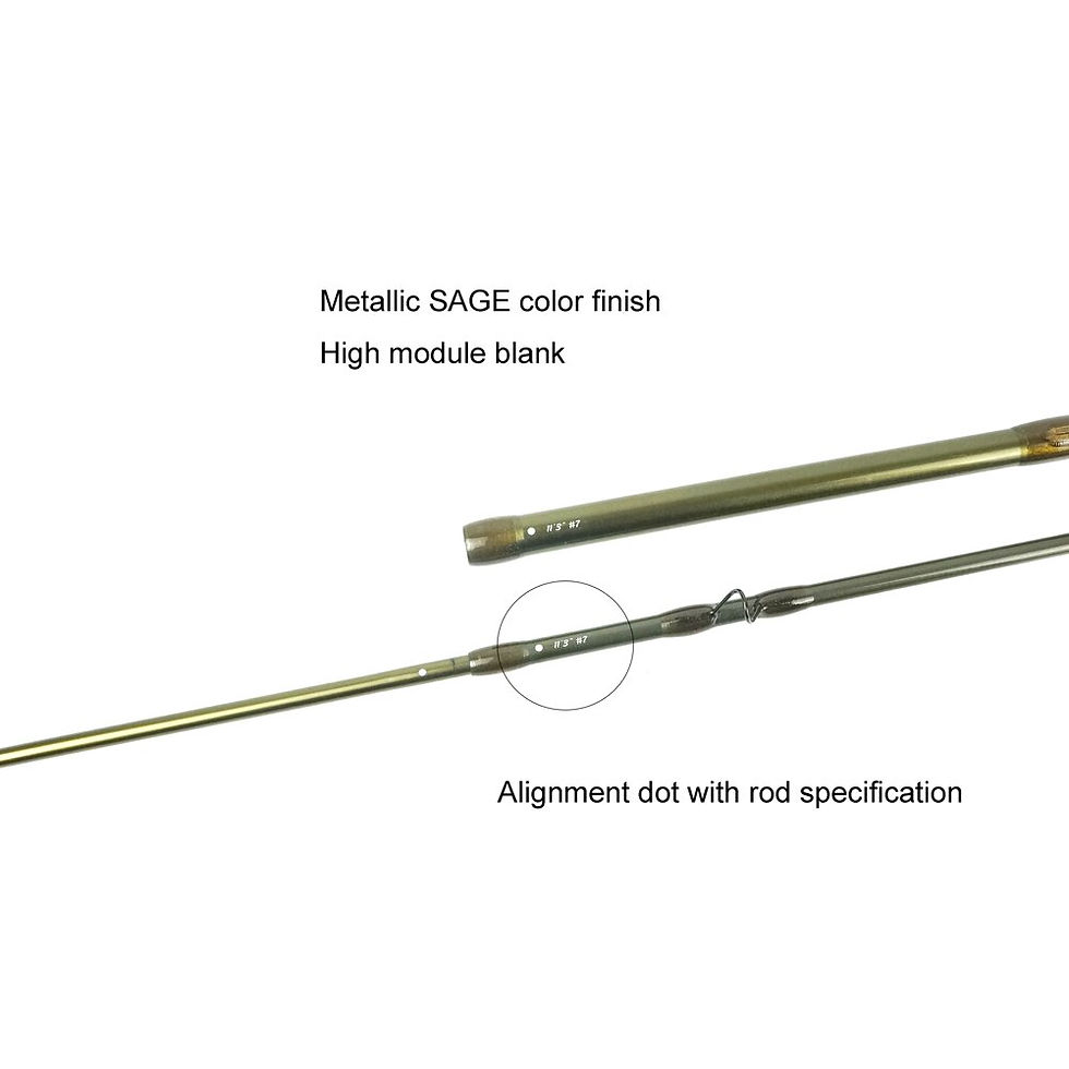 Thumbnail: Free Shipping Aventik IM12 7wt 11ft 3in 4SEC Fast Action Switch Fly Rod Weight 