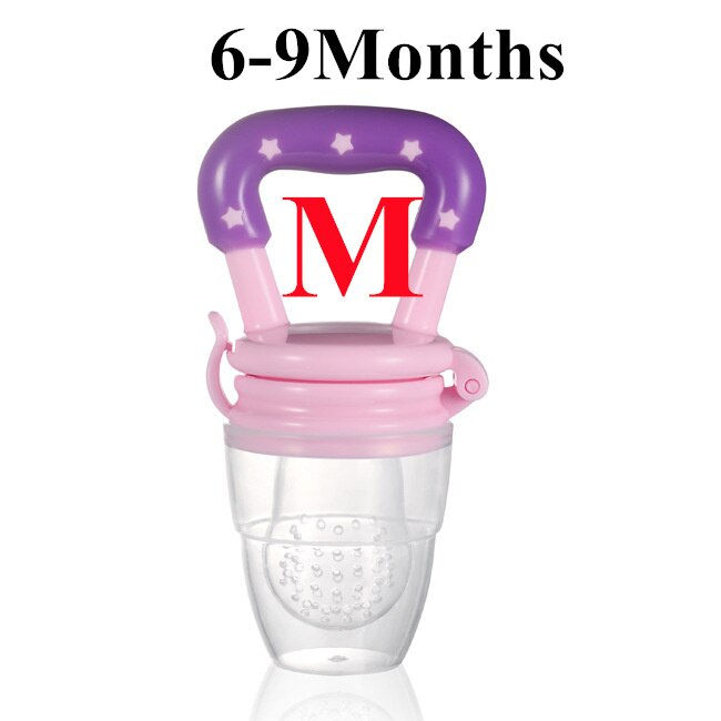 Thumbnail: Newborn Baby Fresh Food Fruit Feeder Silicone Teether Trainning To Eat Fruit Gr